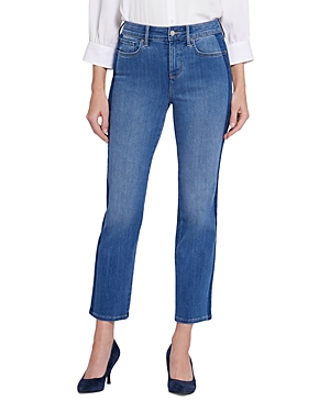 Shop Nydj Marilyn Higher Rise Jeans In Azurewave