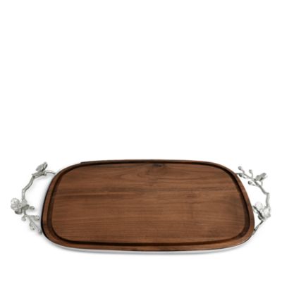 Michael Aram - White Orchid Wooden Bread Board