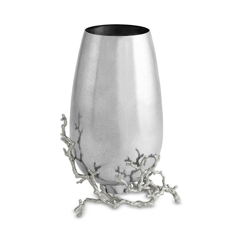 Michael Aram Ocean Reef Large Vase In Silver