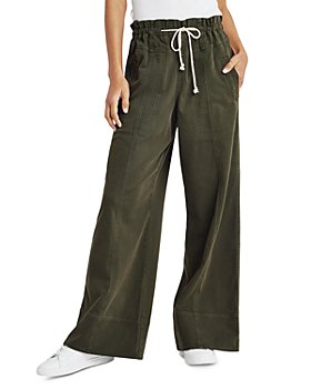 New Joie Tapered Leg Olive Green Pants Size XS Elastic Drawstring