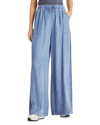 Splendid - Evelina Chambray Wide Leg Pants