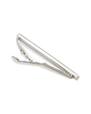 Dotted Frame Mother of Pearl Strip Short Tie Bar