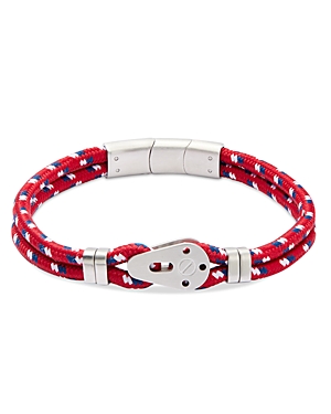Shop Link Up Sailing Pulley Nylon Cord Bracelet In Red