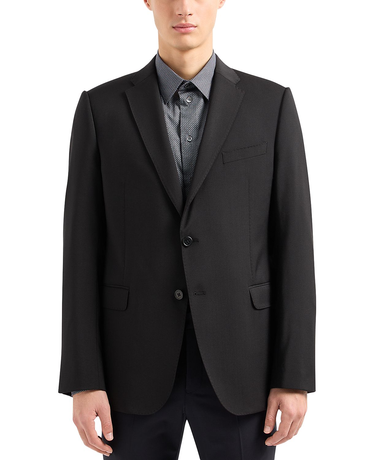 Emporio Armani Slim Fit Tropical Wool Jacket