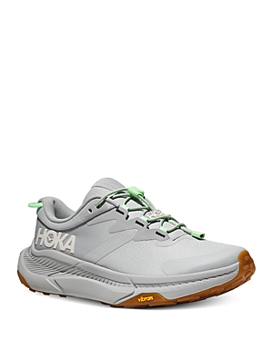 Hoka Transport Running Shoe In Harbor Mist/lime Glow