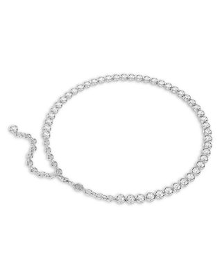 Imber Round Cut Tennis Necklace, 17.72"