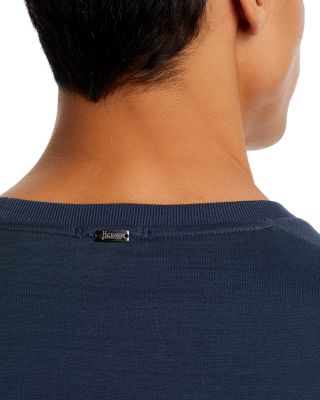 Double Layered Short Sleeve Knit Tee