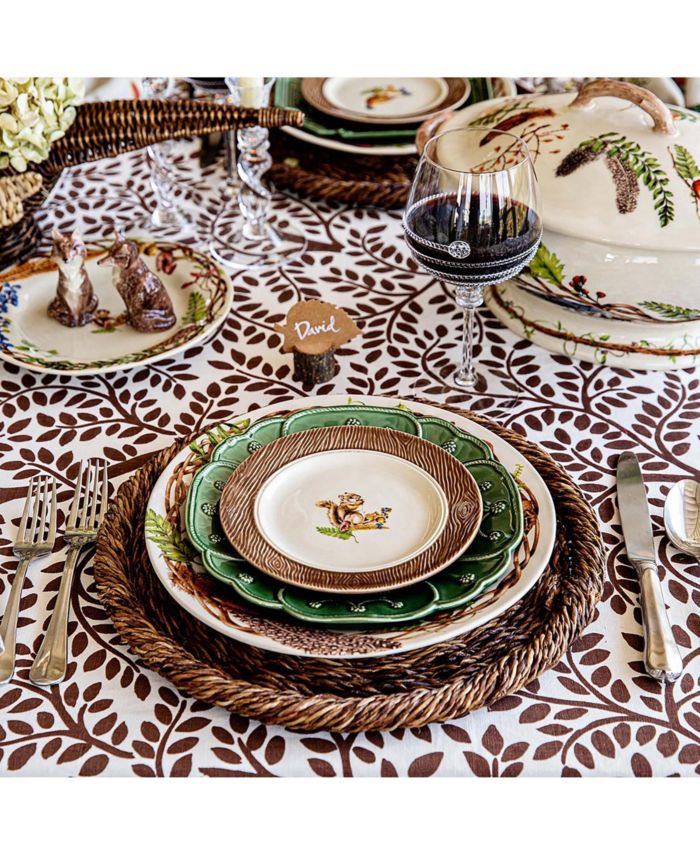 Forest Walk Cocktail Plate, Set of 4