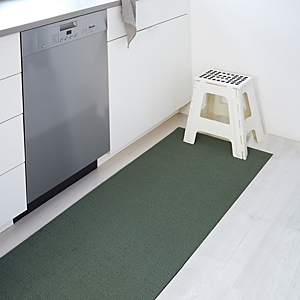 Chilewich Solid Shag Runner, 24 X 72 In Cactus