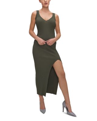 open lace back dress Ribbed Tank Dress – MICHELLE JONAS
