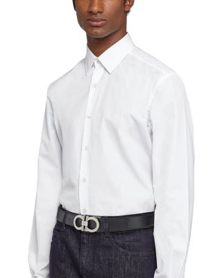 Salvatore Men's Double Gancini Reversible Leather Belt