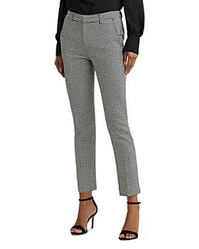 Made by Johnny Women's Casual Leggings Stretchy Work Ankle Pants Office  Slacks with Pocket M BLACK
