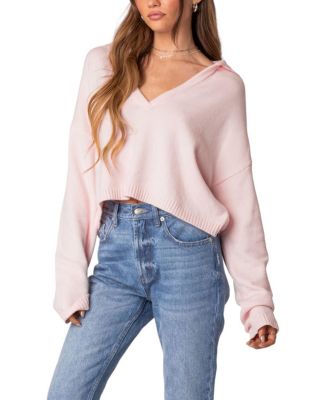 Marcie Oversized Cropped Sweater