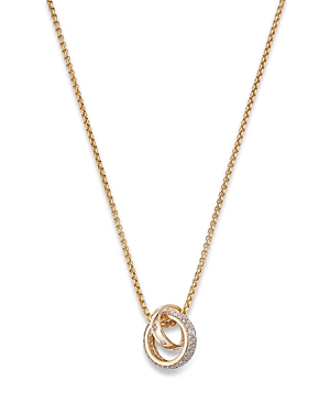 Bloomingdale's Diamond Interlocking Pendant Necklace In 14k Yellow Gold, 1.0 Ct. T. W. In Gold