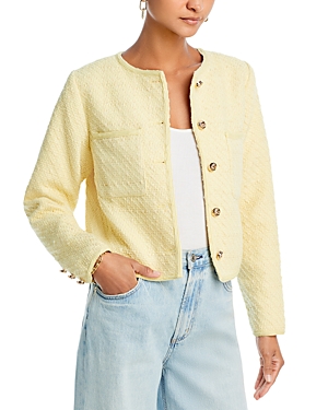 Aqua Tweed Jacket - 100% Exclusive In Pale Yellow
