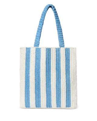 Loeffler Randall - Crochet Raffia Book Tote