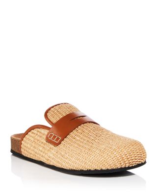 JW Anderson - Men's Woven Slip On Penny Mules
