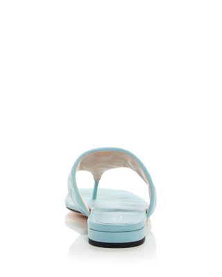 Women's Double G Quilted Thong Sandals