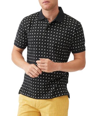 Five Roads Cotton Printed Polo Shirt