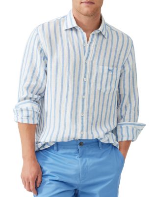 Rodd & Gunn - Napier South Linen Striped Shirt