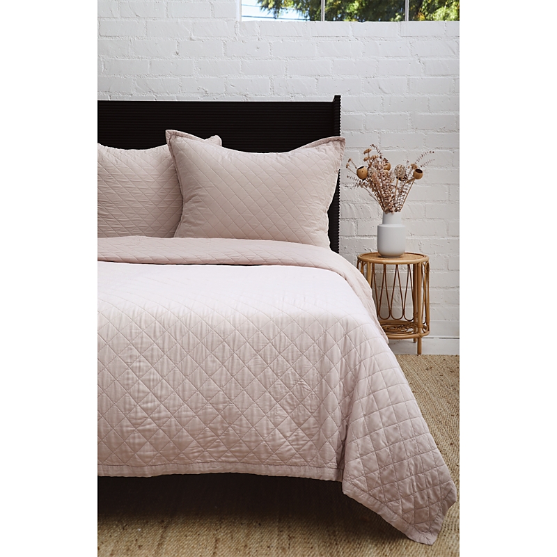 Pom Pom At Home Monaco Coverlet & Pillow Collection In Sand