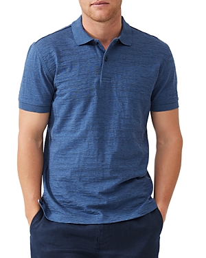 Shop Rodd & Gunn Banks Road Slim Fit Short Sleeve Polo Shirt In Ocean
