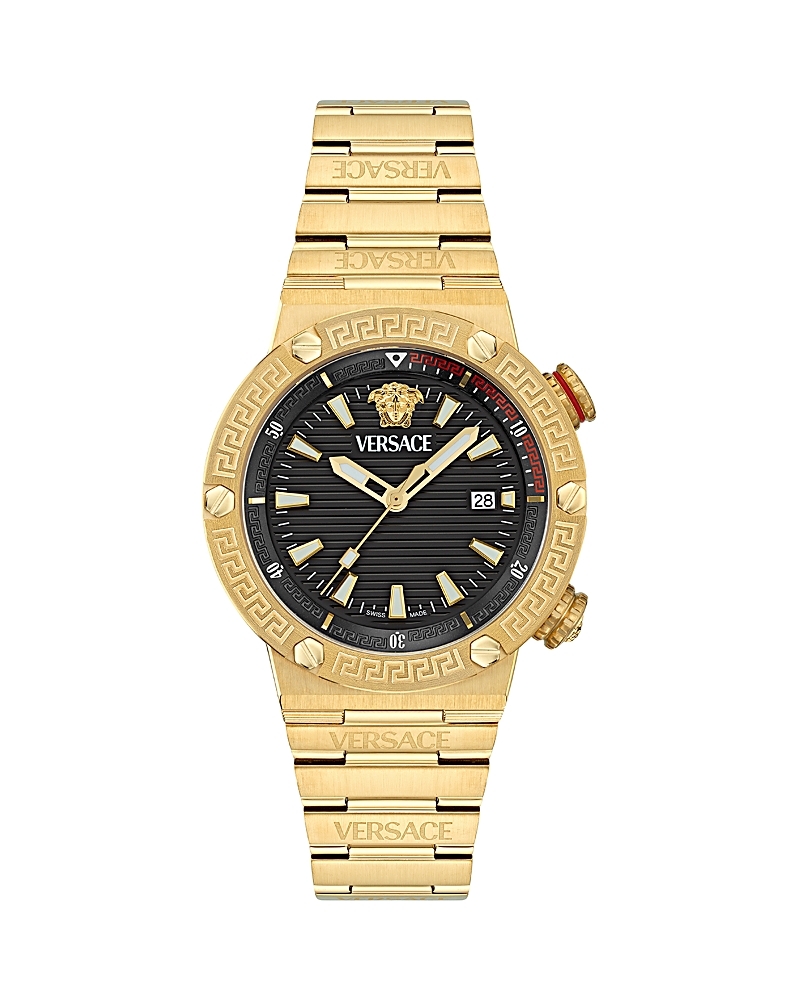 Versace Greca Logo Diver Watch, 43mm