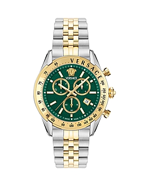 Shop Versace Master Chronograph, 44mm In Two Tone