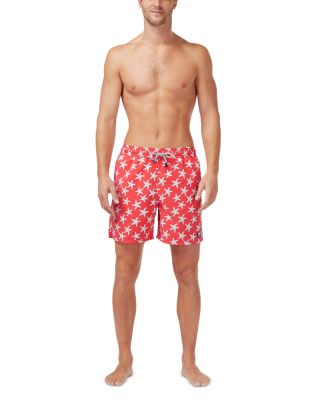 Starfish Print Swim Trunks