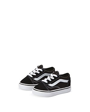 Vans Unisex Old Skool Lace Up Sneakers - Baby, Toddler, Little Kid In Black/true White