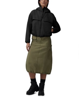 Black Label Sinclair Hooded Cropped Jacket