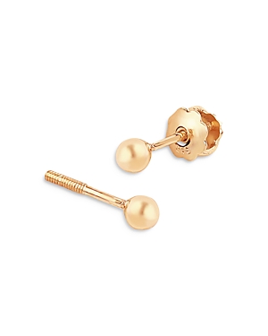 Bloomingdale's Children's Tiny Ball Stud Earrings in 14K Yellow Gold