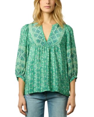 Tunique Blouse Gérard Darel Blanche - Taille 38 (équivalent 2), 100% Coton, Occasion Très Bon état