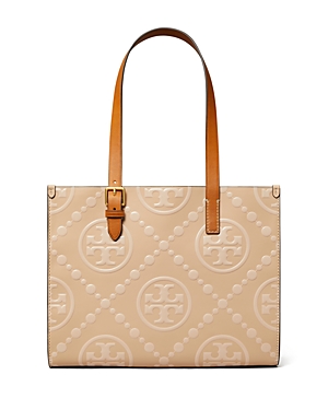 Tory Burch T Monogram Small Contrast Embossed Tote