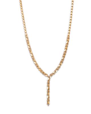 Bloomingdale's Fine Collection - Diamond Chevron Lariat Necklace in 14K Yellow Gold, 0.85 tcw