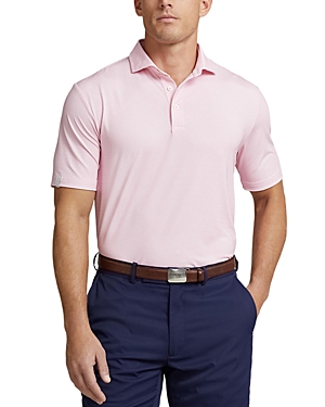 Shop Polo Ralph Lauren Rlx Ralph Lauren Golf Classic Fit Performance Polo Shirt In Pink