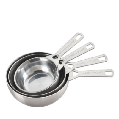 Stainless Steel Batch Baking Measuring Cups, Set of 4