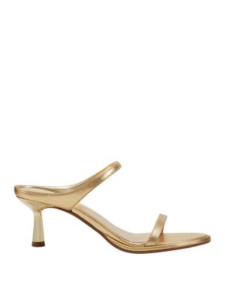 Women's Alonde Leather High Heel Slide Sandals