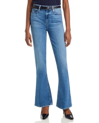 PAIGE Laurel Canyon High Rise Flare Jeans | Bloomingdale's