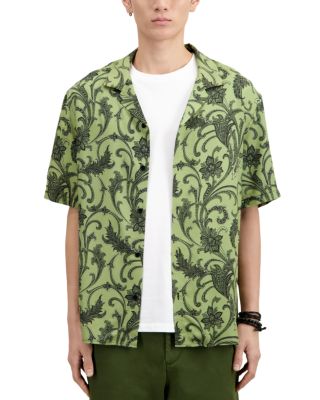 The Kooples - Printed Short Sleeve Camp Shirt