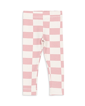 Shop Miles The Label Girls' French Terry Leggings - Little Kid In Lt Pink