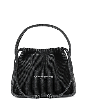 Alexander Wang Ryan Small Bag In Grey Aged