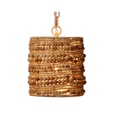 Strand Beaded Pendant Light