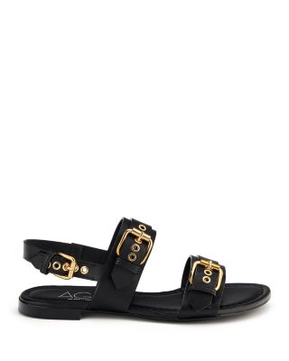 Women's Summer Nero Buckled Strappy Slingback Sandals