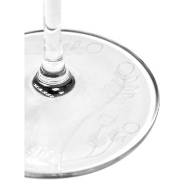 White Wine Glass Mirtillo Tea Midnight Flowers by Marni