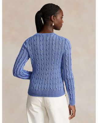 Cotton Cable Knit Sweater