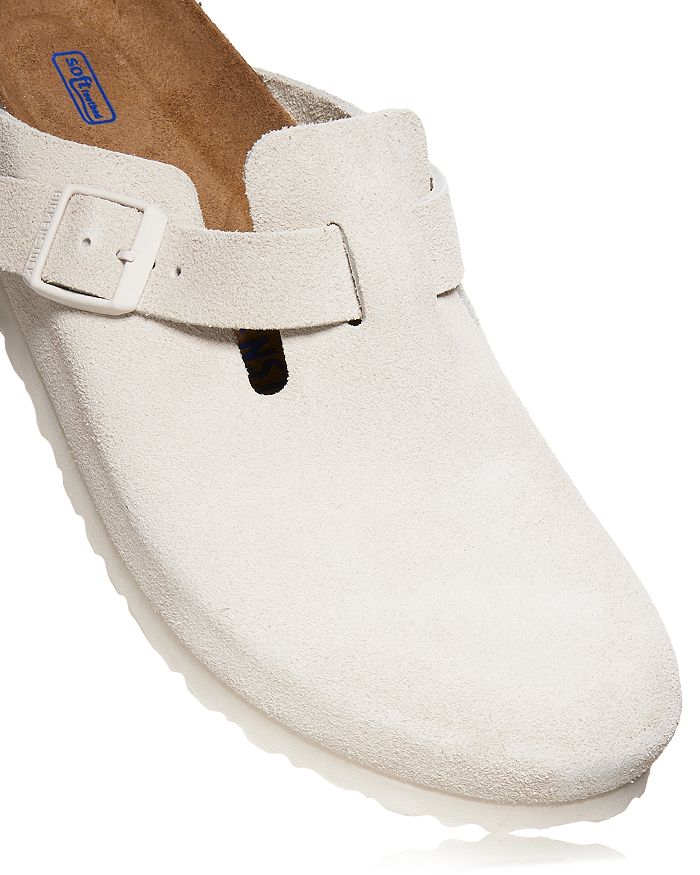 Shop Birkenstock Women's Boston Clogs In Antique White