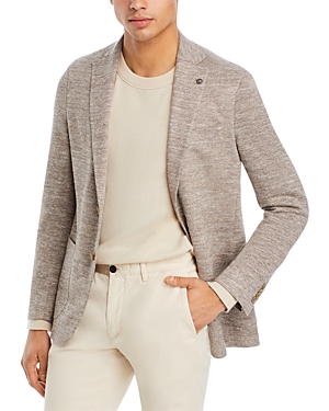 Hampton Melange Linen Jersey Regular Fit Sport Coat