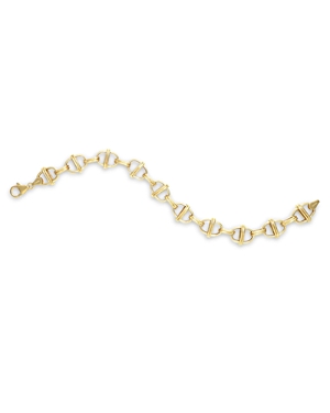 14K Yellow Gold Marina Link Chain Bracelet