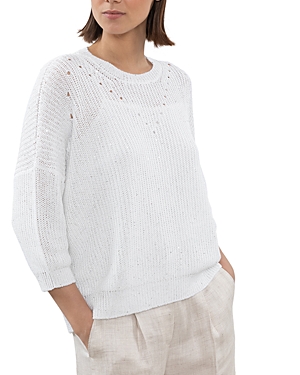 Peserico Embellished Open Knit Sweater